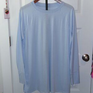Tek Gear Long Sleeve Very Cool Tunic Side Slits Size L